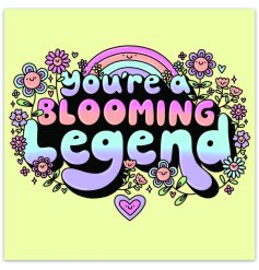 Introducing the Katie Legend Greeting Card – featuring iconic Katie Ruby artwork, perfect for birthdays, celebrations,