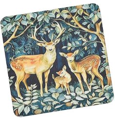 Get our Roe Deer Family Mdf Coaster to add a touch of elegance to your home.