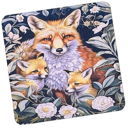 5cm William Morris Vixen and Cubs Coaster 