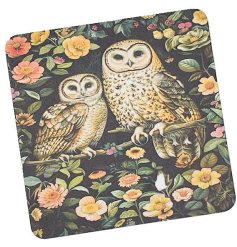 Add a touch of charm to your home decor with these unique coaster and candle holder duo!
