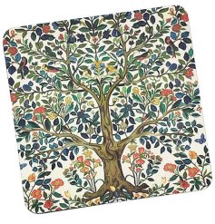 a styish patterned coaster