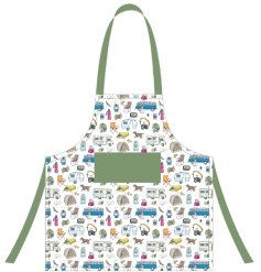 Experience the outdoors with our Camping Collection Apron. 