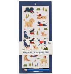 A playful shopping list from Rex international in a fun and loving dog design. 