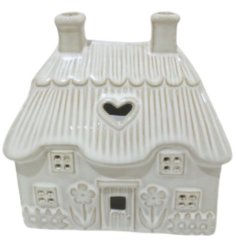 A gorgeous decorative tea light holder in a neutral house design.