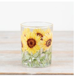 Add a candle holder with a charming floral design for a decorative touch.