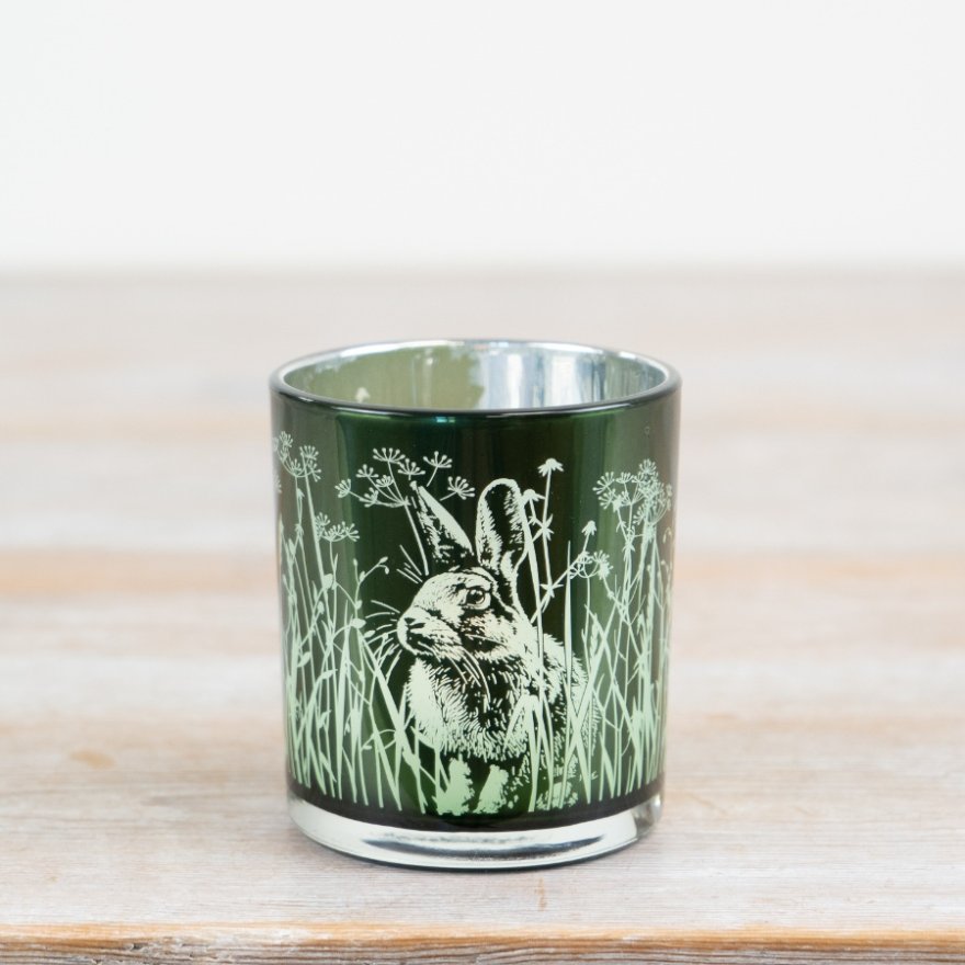 8cm Green Rabbit Candle Holder