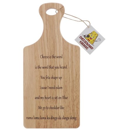 "Cheese Is The Word" Cheeseboard Karaoke