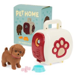 Travel Puppy Play Set, 11cm