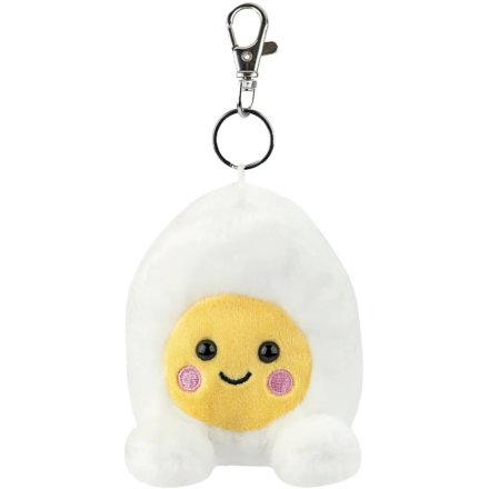 The Bobby Egg Keyring: a playful fabric and metal egg-shaped charm, ideal for kids to stylishly secure their keys.