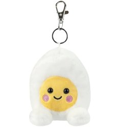 The Bobby Egg Keyring: a playful fabric and metal egg-shaped charm, ideal for kids to stylishly secure their keys.