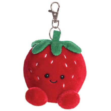 Add a pop of summer to your keys with this vibrant Juicy Strawberry Keyring