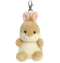 Adorable bunny keychain, soft and perfect for carrying your keys with charm and comfort.