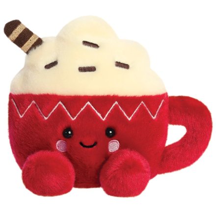 Brighten playtime with the cozy, colorful Cassia Hot Cocoa Palm Pal—fun and vibrant!