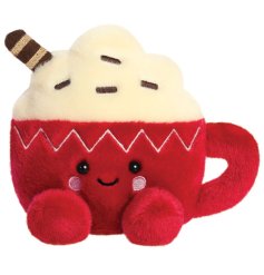 Brighten playtime with the cozy, colorful Cassia Hot Cocoa Palm Pal—fun and vibrant!