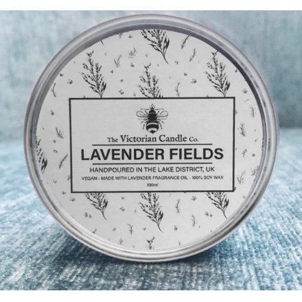 Lovely lavender candle with a soothing fragrance