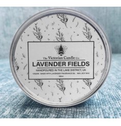 Lovely lavender candle with a soothing fragrance