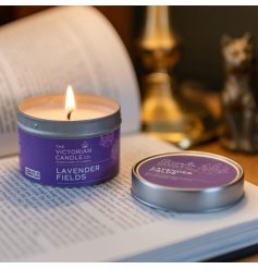 a beautiful, scented lavender candle