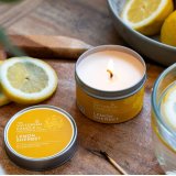a stunning housed metal scented candle 
