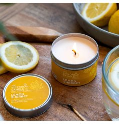 a stunning housed metal scented candle 