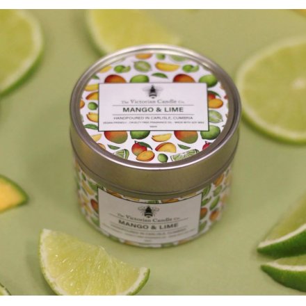 100ml Tin Candle with Mango and Lime Fragrance