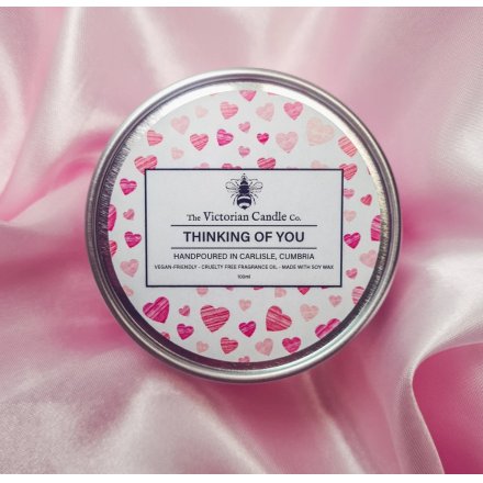 a beautiful 100ml candle tin 