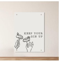 Elevate your mood and your gin game – the cheeky charm every kitchen or bar needs!
