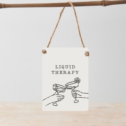 8cm Liquid Therapy Hanging Sign