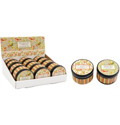 Light up your space with the charming 7.5x5cm Songbird Tin Candle