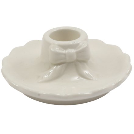 10cm Bow-Shaped Candle Holder