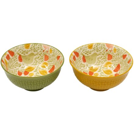 2/A Songbird Print Bowl, 12cm 