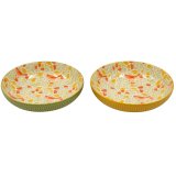 Add charm to your table with these Songbird Print Pasta Bowl