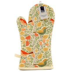 Keep safe and stylish cooking with the songbird Single Oven Glove.