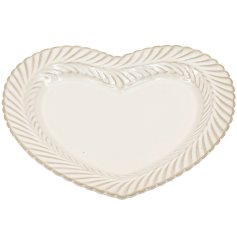 Keep your treasures organized with this charming heart-shaped trinket dish