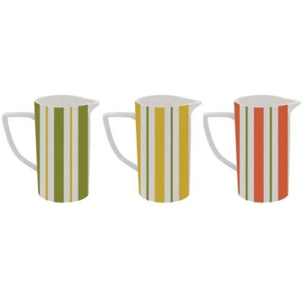 33cm Songbird Stripe jug Vase