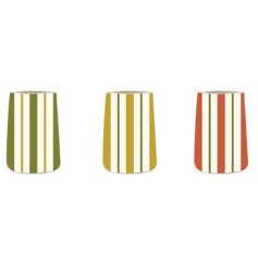 a charming striped design vase 