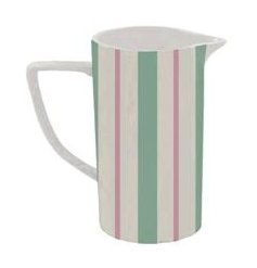 Add a splash of color and contemporary elegance to your home with this striped vase 