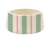 Add charm to your garden or patio with the Cocktail Stripe Planter