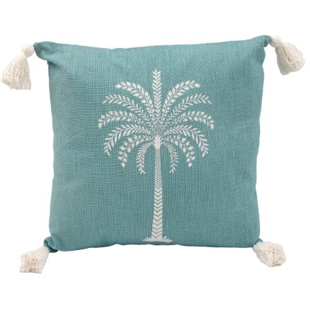 45cm Print Palm Tree Sc Cushion
