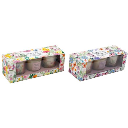 2/A Springtime Candle Pots