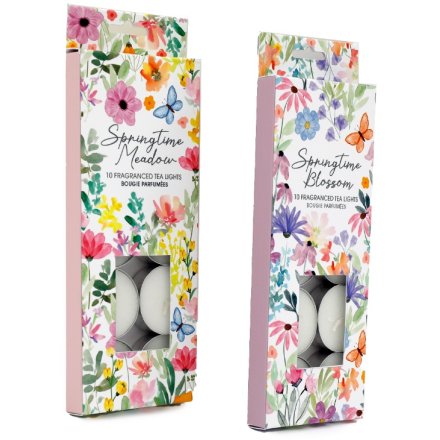Pk10 Springtime Tea Lights