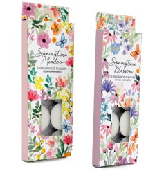 Brighten your home with Pk10 Springtime Tea Lights 