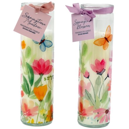 2/A Tube Spring Time Candle, 20cm 