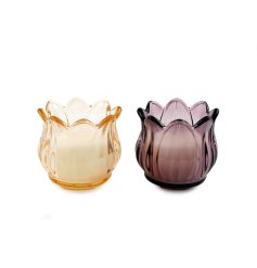 Add a splash of color and charm with these spring candle pots.