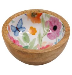 Enhance your table with this 11cm Springtime enamelled bow for a charming touch.