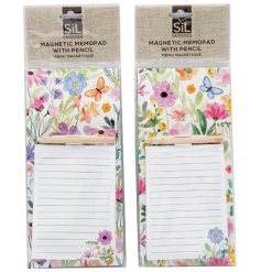 Keep on track with the handy Spring Magnet Memo Pad.