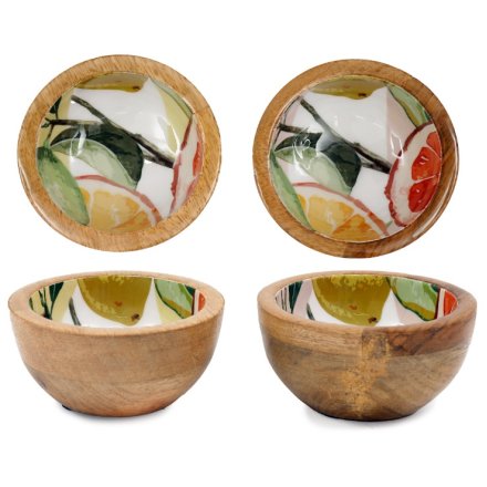 11cm Citrus Enamelled Bowl, 2/A 