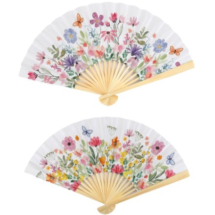 38cm  Springtime Paper Fan 2/A
