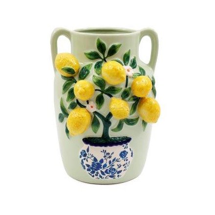 Lemon Tree Vase, 26cm 