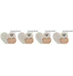 Add a charming touch to your home with this Double Heart decoration