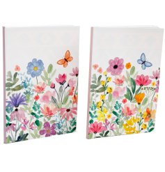 Jot down your thoughts beautifully with this chic A5 Springtime Notebook.